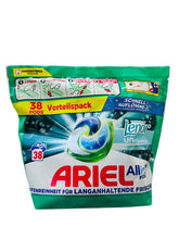 Ariel Allin1 Pods + Lenor Unstoppables – 38 stuks (896,8g) – Krachtige Reiniging & Langdurige Frisheid